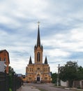 Lutheran church in Old Town of Lutsk, Ukraine