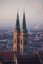 Lutheran Church St. Sebaldus at sunrise.