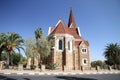 Lutheran church in Windhoek Royalty Free Stock Photo