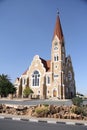 Lutheran church in Windhoek Royalty Free Stock Photo