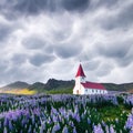 Lutheran Myrdal church Royalty Free Stock Photo