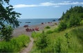 Lutsen Beach Front - Lake Superior North Shore Royalty Free Stock Photo