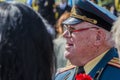 Lutsk ,Ukraine, MAY 9, 2014: Victory Day, people column