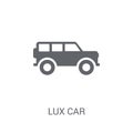 lux Car icon. Trendy lux Car logo concept on white background fr Royalty Free Stock Photo