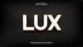 Lux Text Effect, Editable Text Effect