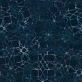 Lux navy and white iridescent geo seamless pattern