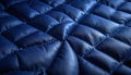 Luxe Blue Quilted Padded Texture Royalty Free Stock Photo