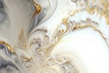 Luxe Opulence: AI Generated Abstract Texture Photography Showcasing Intricate White Gold Design on Artificial Marble