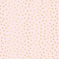 Luxe Rose Gold Love Hearts Sprinkles Texture Pattern, Seamless Vector