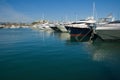 Luxe yachts in the port of Antibes