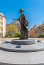 LUXEMBOURG - APRIL 7, 2008: Monument of Grand Duchess Charlotte