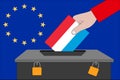 Luxembourg ballot box for the European elections