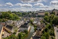 Luxembourg on a beautiful summer day, a beautiful historic city Royalty Free Stock Photo