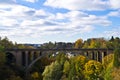 Luxembourg bridge Royalty Free Stock Photo