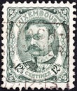 LUXEMBOURG - CIRCA 1906: A stamp printed in Luxembourg shows Grand Duke William IV, circa 1906.