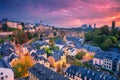 Luxembourg City, Luxembourg. Royalty Free Stock Photo