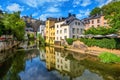 Luxembourg city, the capital of Grand Duchy of Luxembourg Royalty Free Stock Photo