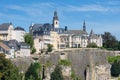 Luxembourg city, the capital of Grand Duchy of Luxembourg Royalty Free Stock Photo