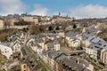 Luxembourg city, capital of Luxembourg, view of Old Town Royalty Free Stock Photo