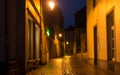 Luxembourg City At Night Royalty Free Stock Photo