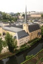 Luxembourg city - old monastery Royalty Free Stock Photo