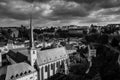 Luxembourg in cloudy day Royalty Free Stock Photo