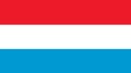 Luxembourg flag vector.Illustration of Luxembourg flag