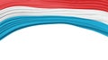 Luxembourg Flag Wave, National Flag Royalty Free Stock Photo