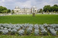 Luxembourg Garden is a complex of Palace and Park Royalty Free Stock Photo