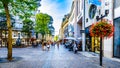 Grand Rue shopping street in the heart of the city of Luxembourg