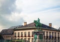 LUXEMBOURG - OCTOBER 30 Statue of Grand Duke William II on Place Guillaume II, Luxembourg City.