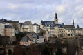 Luxembourg old town view Royalty Free Stock Photo