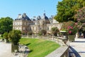 Luxembourg Palace in Luxembourg Gardens in Paris, France Royalty Free Stock Photo