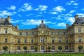 Luxembourg Palace, Paris, France - Original Digital Art Painting Royalty Free Stock Photo