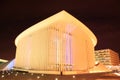 Luxembourg Philharmonic by night Royalty Free Stock Photo