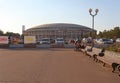 Luxniki Stadium in Moscow, Russia