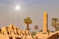 Luxor Egypt, Ancient Temple outside of Sahra Desert