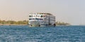 Cruise ship on Nile river, River cruising is a comfortable, luxury hotel-style way, Luxor, Egypt