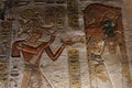 Luxor, Egypt: Detail of artwork in Tomb KV11, the burial place of pharaoh Rameses III