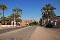 Luxor, Egypt - 28 Feb 2017: The vintage house in Luxor, Egypt Royalty Free Stock Photo