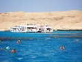 Luxor, Egypt. May 25, 2013. Beach. Boat. boat on the shore. Tourists. Yacht Royalty Free Stock Photo