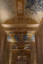 Luxor, Egypt: Painted ceiling in Tomb KV2, the burial place of pharaoh Rameses IV