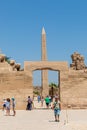 Thutmose I Obelisk in Amun Temple, Karnak, Luxor