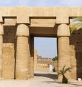 Luxor Governorate, Egypt, Karnak Temple, complex of Amun-Re. Royalty Free Stock Photo