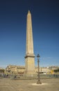 The Luxor Obelisk in the Place de la Concorde, Paris, France, Eu Royalty Free Stock Photo