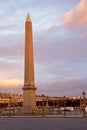 Luxor obelisk, Place de la Concorde in Paris, France Royalty Free Stock Photo