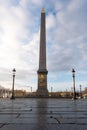 Luxor Obelisk in Place de la Concorde. Paris