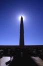 Luxor Obelisk in Silhouette Royalty Free Stock Photo