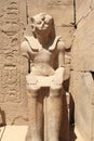 Luxor Pharaoh statue Royalty Free Stock Photo