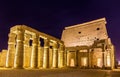 Luxor temple at night Royalty Free Stock Photo